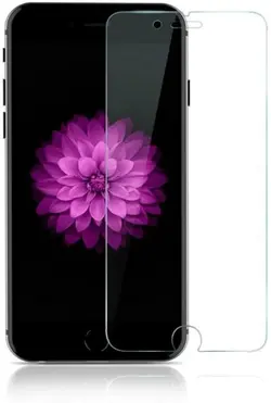 Glass Screen Protector Film For IPHONE 7G PLUS 8G PLUS 20D blackگلس محافظ فول تمام چسب مشکي