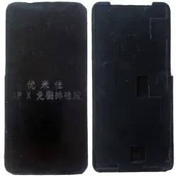 قالب ژله ای مشکی بدون فریم مناسب تعویض و پرس گلس آیفون X و XS