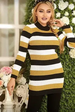 بافت راه راه زنانه(کد۲۹۱۰)