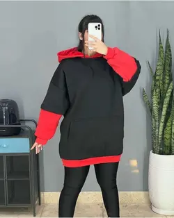 هودی کلاهدارزنانه(کد۲۸۳۴)