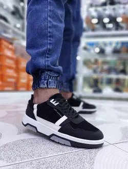 کتونی اسپرت آف وایت مردانه (مشکی) کد 17189