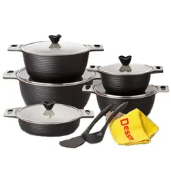 سرویس قابلمه 13 پارچه دسینی مدل ونتو