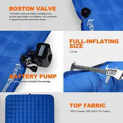 زیرانداز بادی دو نفره کینگ کمپ مدل King Airbed KM3590