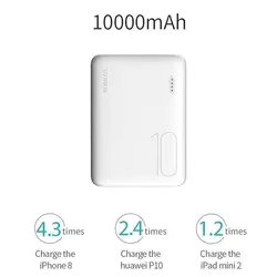 پاوربانک روموس مدل Simple 10 ظرفیت 10000 میلی آمپر ساعت
