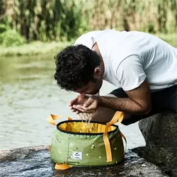 سطل آب سفری نیچرهایک مدل Travel Folding Washbasin