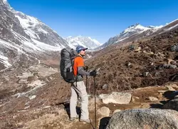 کوله پشتی نیچرهایک مدل Rock 60L+5L Basic همراه با کاور