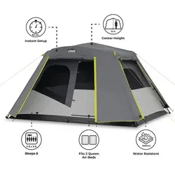 چادر اتوماتیک 6 نفره Core مدل Instant Cabin with Full Rainfly