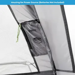 چادر اتوماتیک چراغدار 10 نفره Core مدل Lighted Instant Cabin