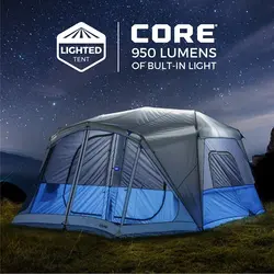 چادر اتوماتیک چراغدار 10 نفره Core مدل Lighted Instant Cabin
