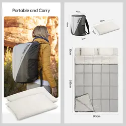 کیسه خواب کمپینگ دو نفره نیچرهایک مدل Noda