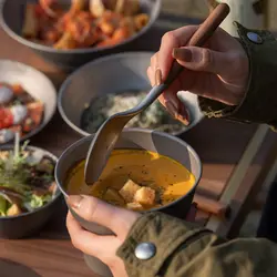 قاشق غذاخوری نیچرهایک مدل Stainless Steel