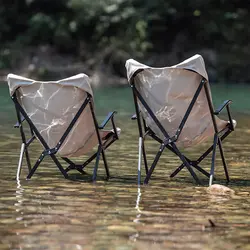 صندلی تاشو کمپینگ نیچرهایک مدل Folding Moon Chair