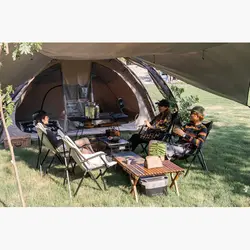 صندلی تاشو کمپینگ نیچرهایک مدل Folding Moon Chair