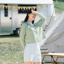 سویشرت زنانه نیچرهایک مدل  Knitted Short Cool Sun Protective