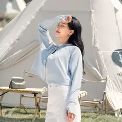 سویشرت زنانه نیچرهایک مدل  Knitted Short Cool Sun Protective