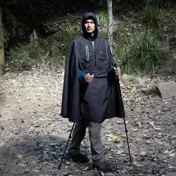 پانچو کوهنوردی چندکاره نیچرهایک مدل Long Poncho Multifunctional