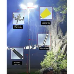 چراغ کمپینگ 5 پر 360 لایت مدل FR-05 COB RF