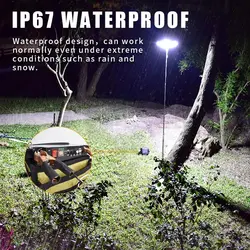 چراغ کمپینگ 5 پر 360 لایت مدل FR-05 COB RF