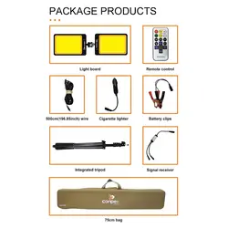 چراغ کمپینگ 2 پر کانپکس مدل FR-27 COB RF با سه پایه