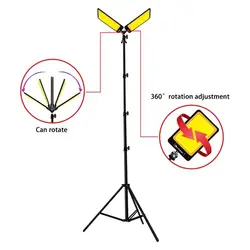 چراغ کمپینگ 2 پر کانپکس مدل FR-27 COB RF با سه پایه