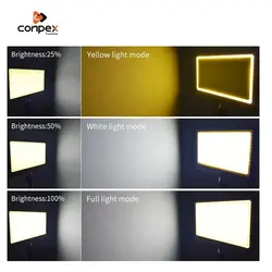 چراغ کمپینگ دو رنگ کانپکس مدل گیتاری FR-19 COB RF با سه پایه