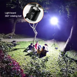 چراغ کمپینگ دو رنگ کانپکس مدل گیتاری FR-19 COB RF با سه پایه