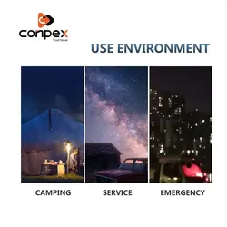 چراغ کمپینگ دو رنگ کانپکس مدل گیتاری FR-18 COB RF