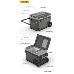 یخچال مسافرتی 58 لیتری آلپیکول مدل ZGW61