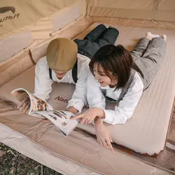 زیرانداز کمپینگ خودباشو نیچرهایک مدل Double Automatic Inflation Elastic Cloth Cushion