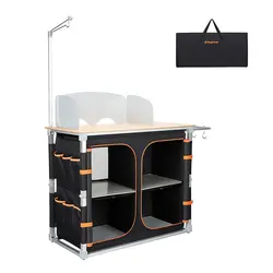 میز آشپزی کمپینگ کینگ کمپ مدل Bamboo Multifunctional KC3914