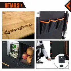 میز آشپزی کمپینگ کینگ کمپ مدل Bamboo Multifunctional KC3914
