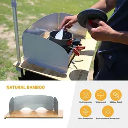 میز آشپزی کمپینگ کینگ کمپ مدل Bamboo Multifunctional KC3914