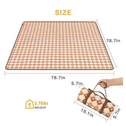 زیرانداز پتویی کمپینگ کینگ کمپ مدل Sandproof Picnic