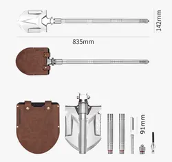 بیل کمپینگ نیچرهایک مدل Multifunctional Outdoor Shovel