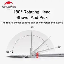 بیل کمپینگ نیچرهایک مدل Multifunctional Outdoor Shovel