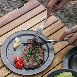 ست کارد و چنگال نیچرهایک مدل Stainless Steel Retro