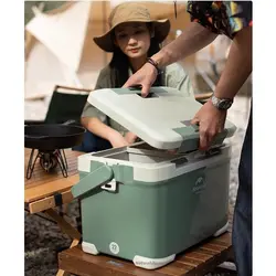 یخدان مسافرتی 30 لیتری نیچرهایک مدل LINGYU PP Cooler Box