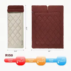 کیسه خواب کمپینگ الیاف نیچرهایک مدل Autumn Maple R150