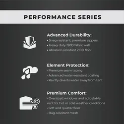 چادر اتوماتیک 6 نفره Core مدل Instant Cabin Performance