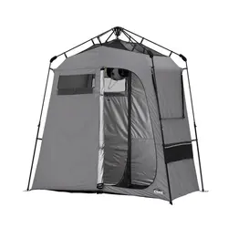چادر حمام دو کابین Core مدل 7ft x 3.5ft همراه با دوش خورشیدی 20 لیتری