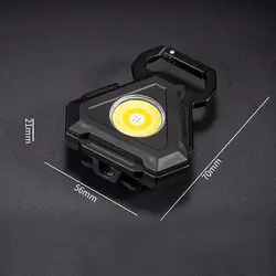 چراغ تاکتیکال کمپینگ توبیز مدل COB Keychain Light CPL-18 همراه با سه‌پایه