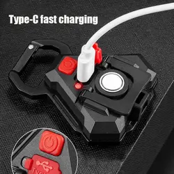 چراغ تاکتیکال کمپینگ توبیز مدل COB Keychain Light CPL-18 همراه با سه‌پایه