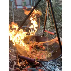 مجموعه ساج کمپینگ به همراه سه پایه ساج وک