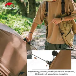 چادر کوهنوردی 2 نفره نیچرهایک مدل Popup Canyon