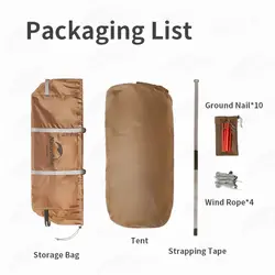 چادر کوهنوردی 2 نفره نیچرهایک مدل Popup Canyon