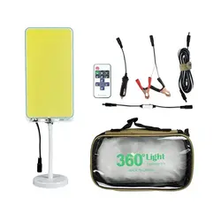 چراغ کمپینگ 360 لایت مدل 800 واتی TM-07 COB RF با استند آهنربایی