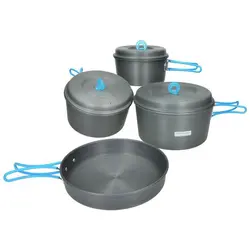 ست ظروف کمپینگ خانوادگی هایلندر مدل Vertex