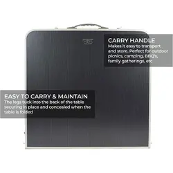 میز تاشو کمپینگ هایلندر مدل  Double Compact