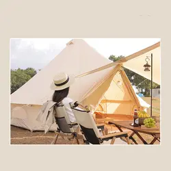 چادر گلمپینگ خیمه ای 6 نفره کانتوس مدل Cotton Pyramid