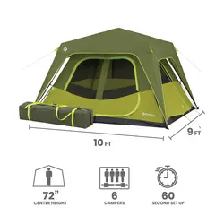 چادر اتوماتیک 6 نفره Outdoor مدل Instant Cabin